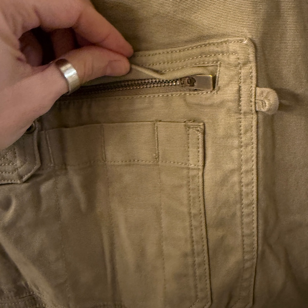 Duluth Trading Co Womens Brown Cargo Overalls durable work wear - Picture 3 of 9